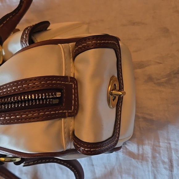 Rare Vintage Coach Sateen Satchel - Picture 7 of 8